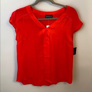 Red blouse- fortune and ivy